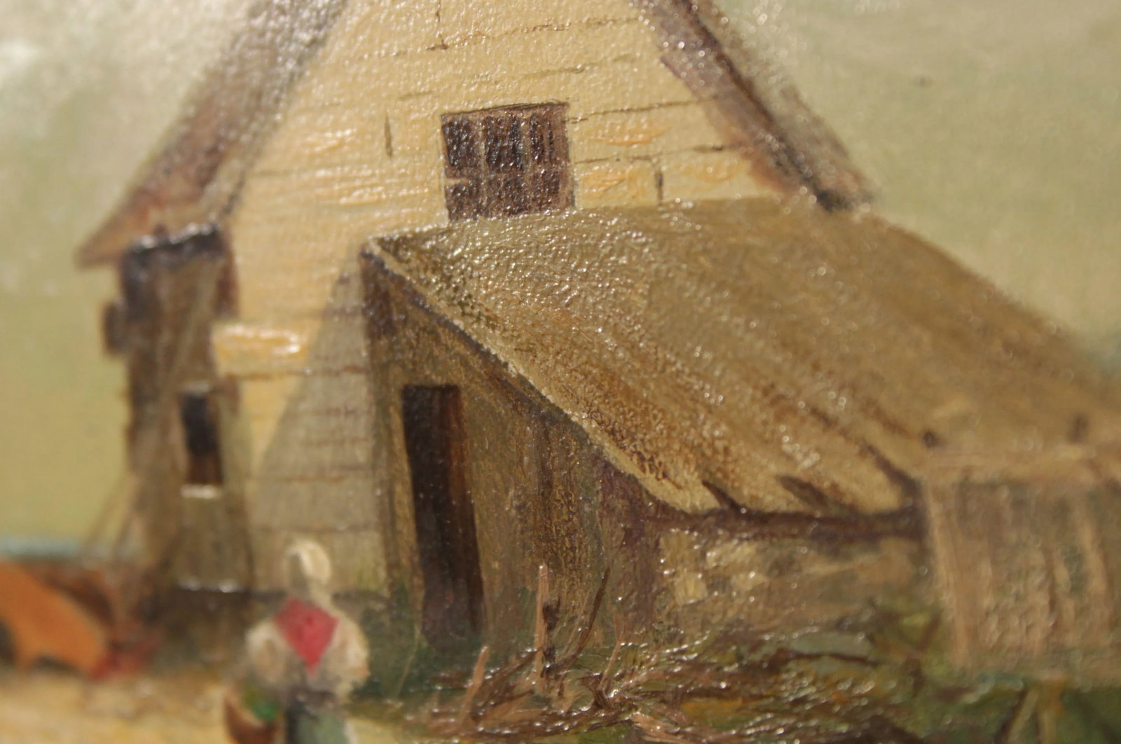 Wilfred P. Davison 'Fishermans House' Original Oil Painting - 11