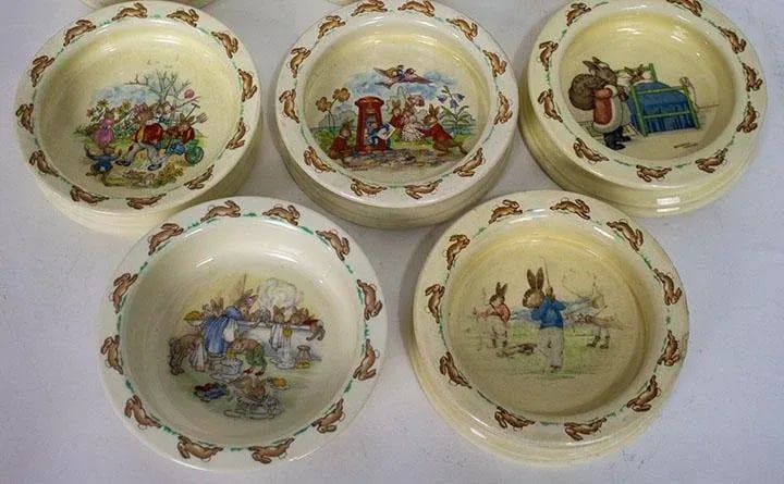 Lot of 8 Royal Doulton Bunnykins Collectable Bowls - 3
