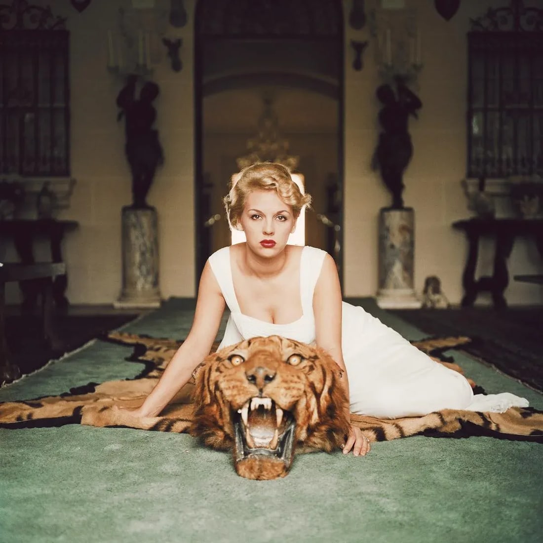 Slim Aarons Beauty and the Beast C Print