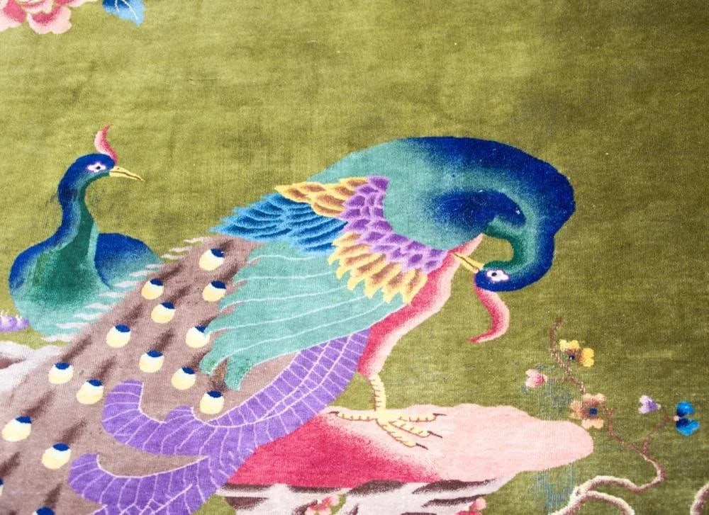 Early 20th Century Chinese Art Deco Rug - 6