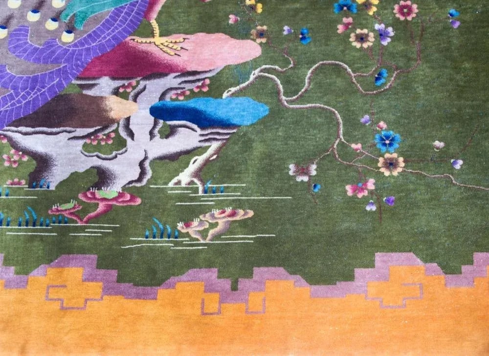 Early 20th Century Chinese Art Deco Rug - 8