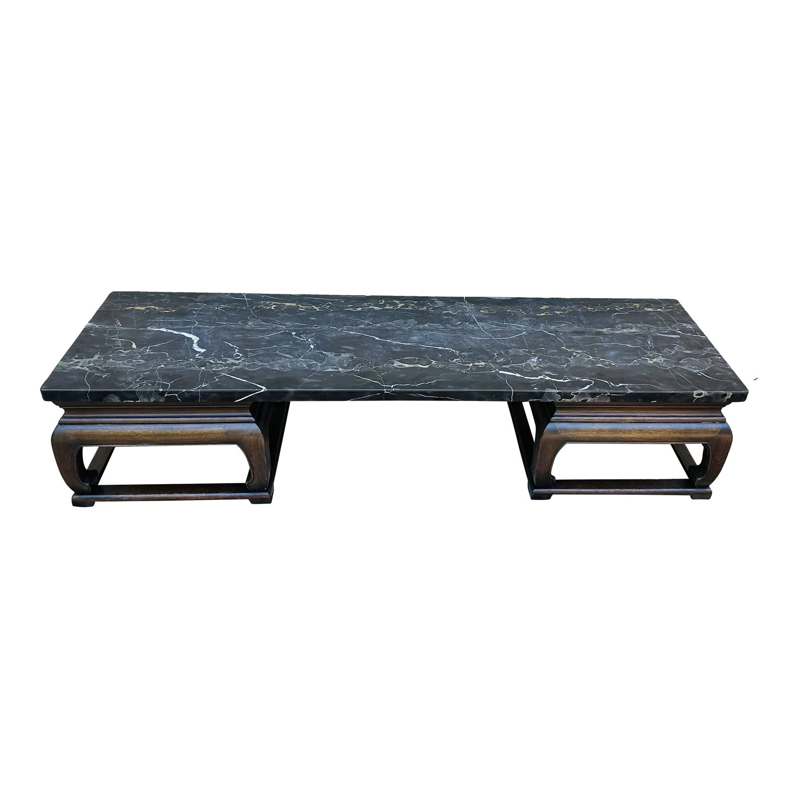 Baker Far East Collection Chinoiserie Marble Top Coffee Table (1 of 13)