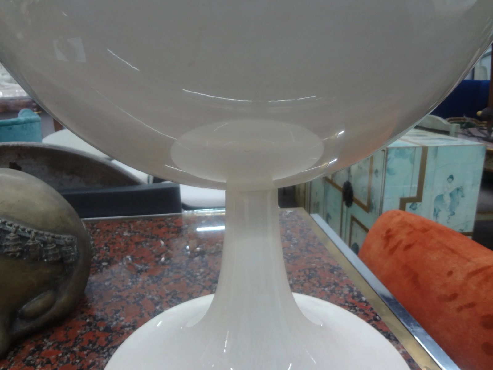 1960s Danish Modern Fiberglass Tulip Table by Oddense Maskinsnedkeri - 5