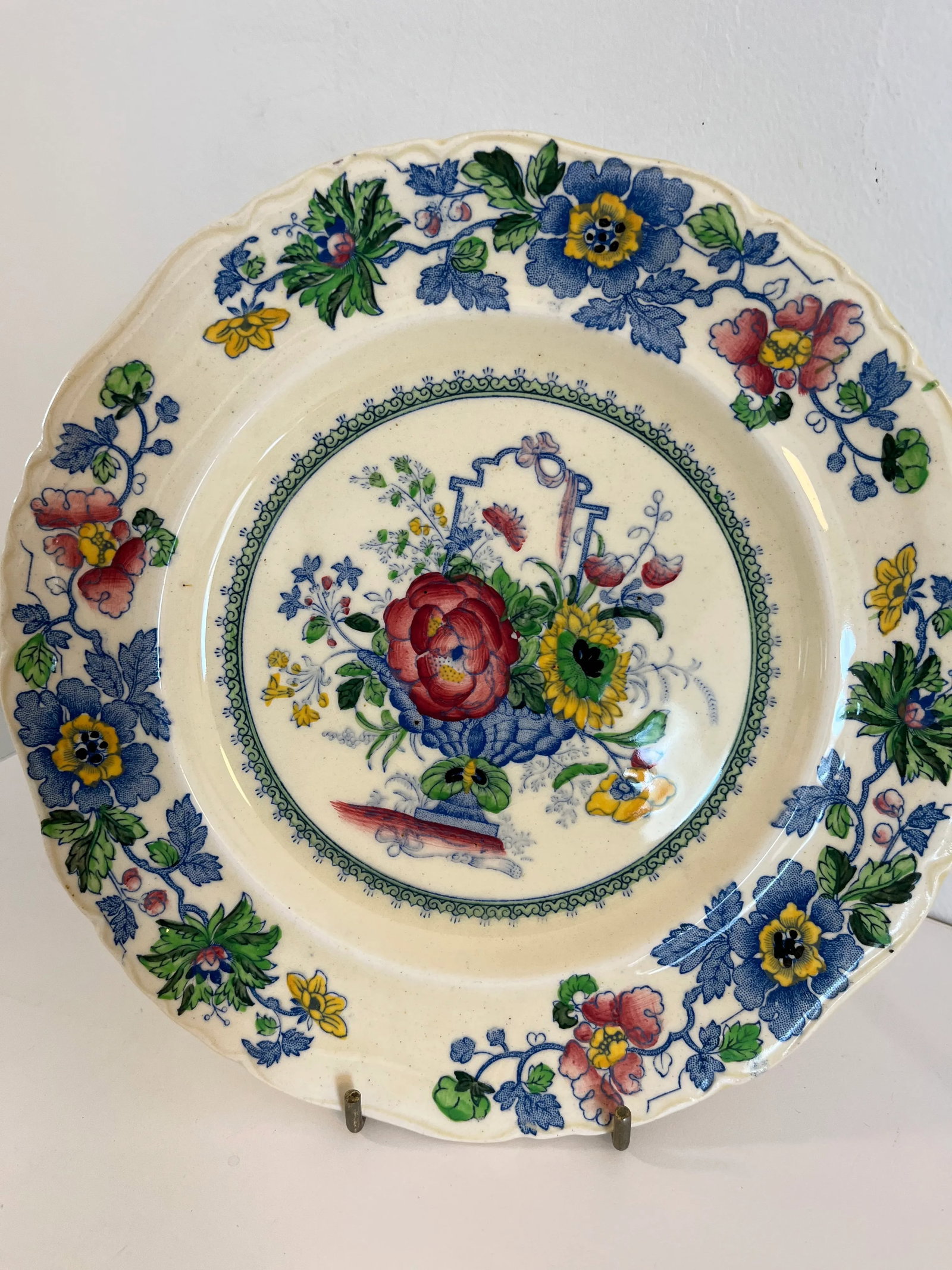 Set of 8 Vintage Mason's Strathmore Ironstone Porcelain Dessert Plates - 3