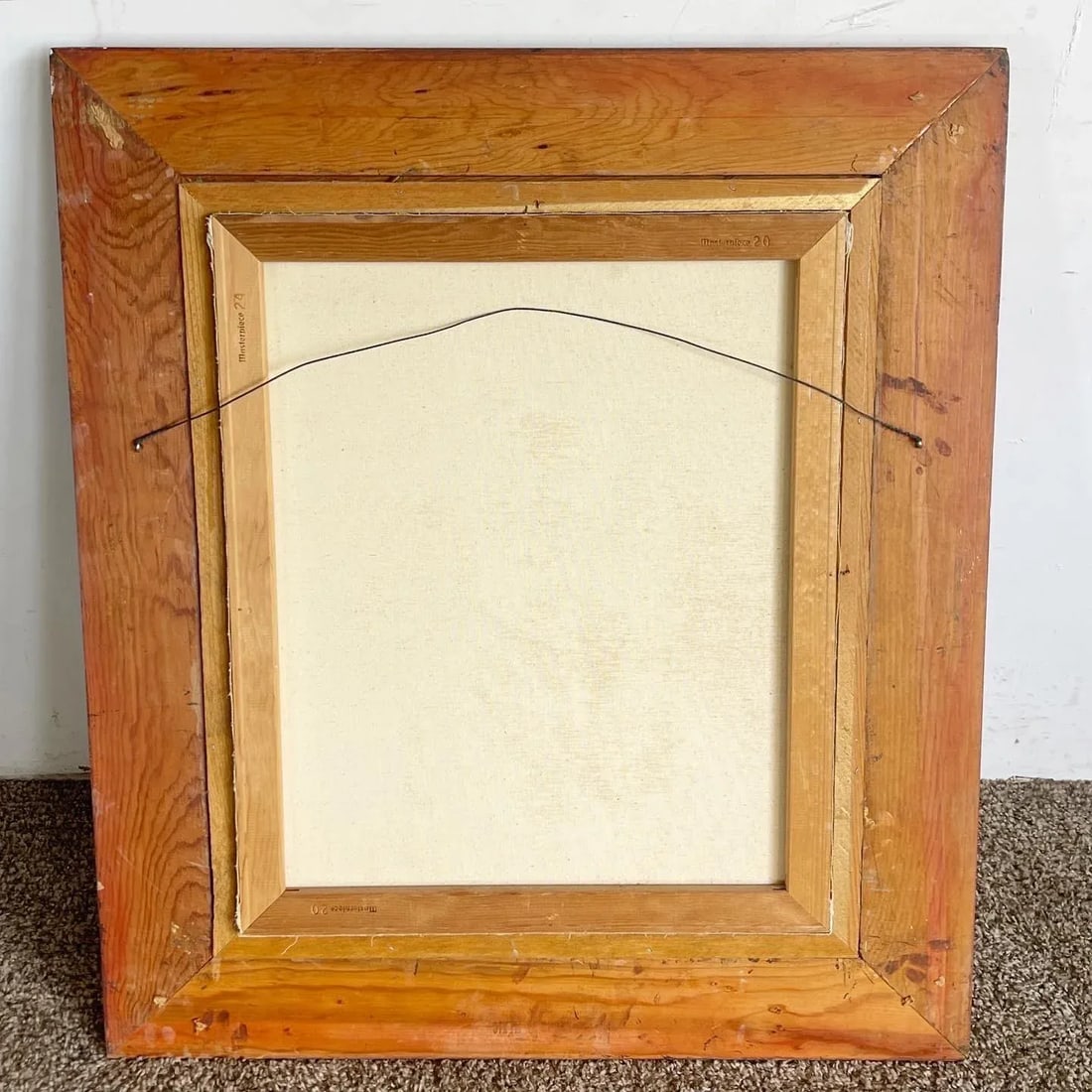 Mid Century Hand Painted, Framed and Signed Portrait of Lady 1978 - 5