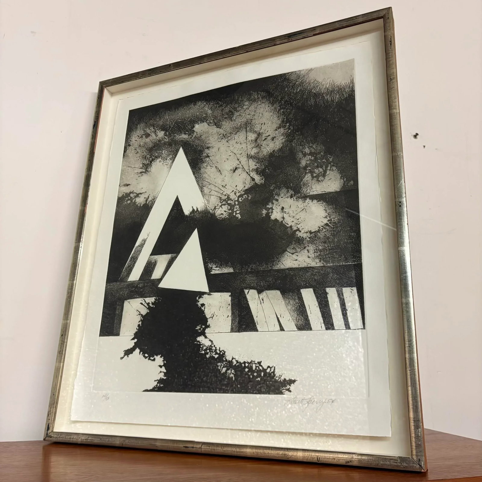 Robert Sperry 1984 Framed Etching - 4