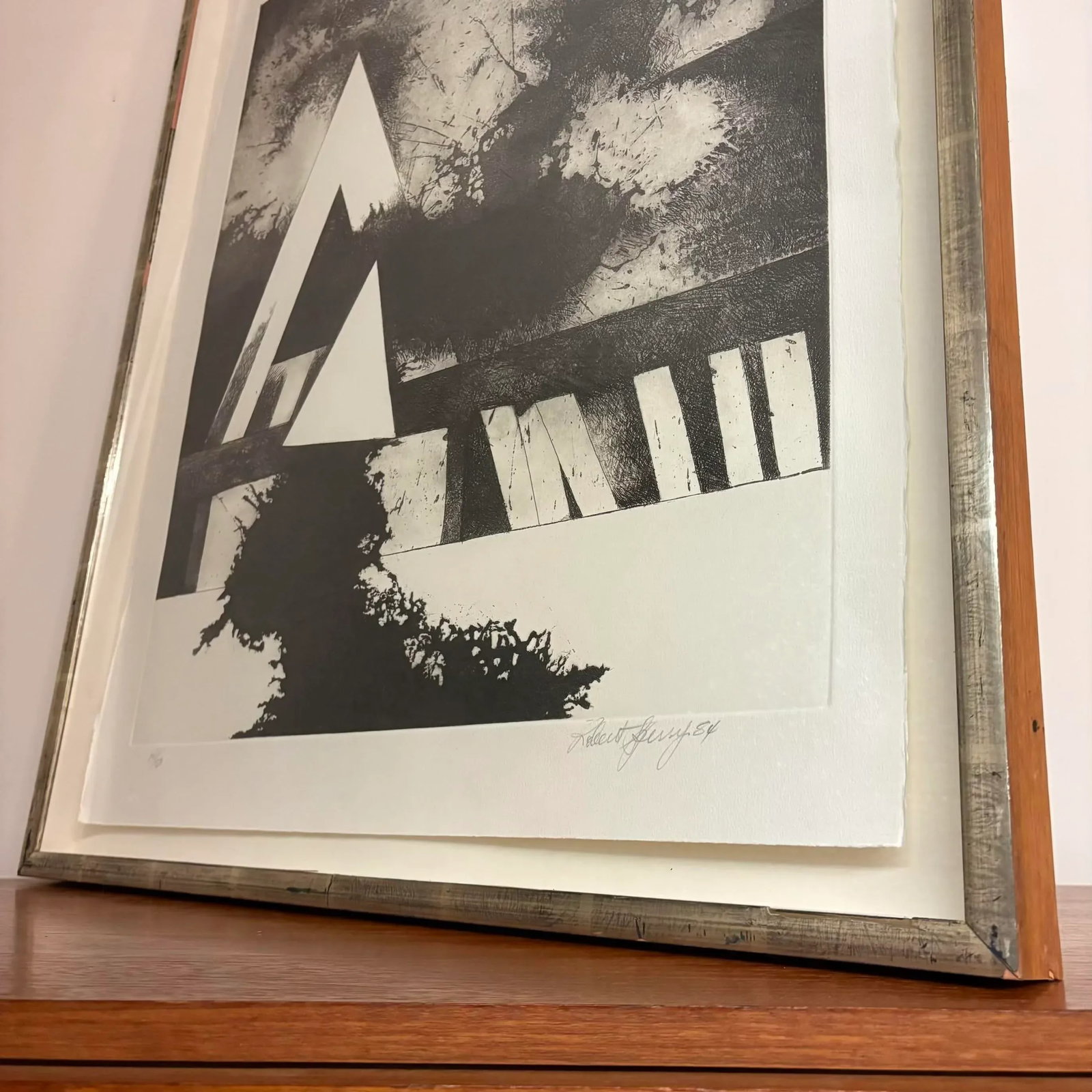 Robert Sperry 1984 Framed Etching - 6