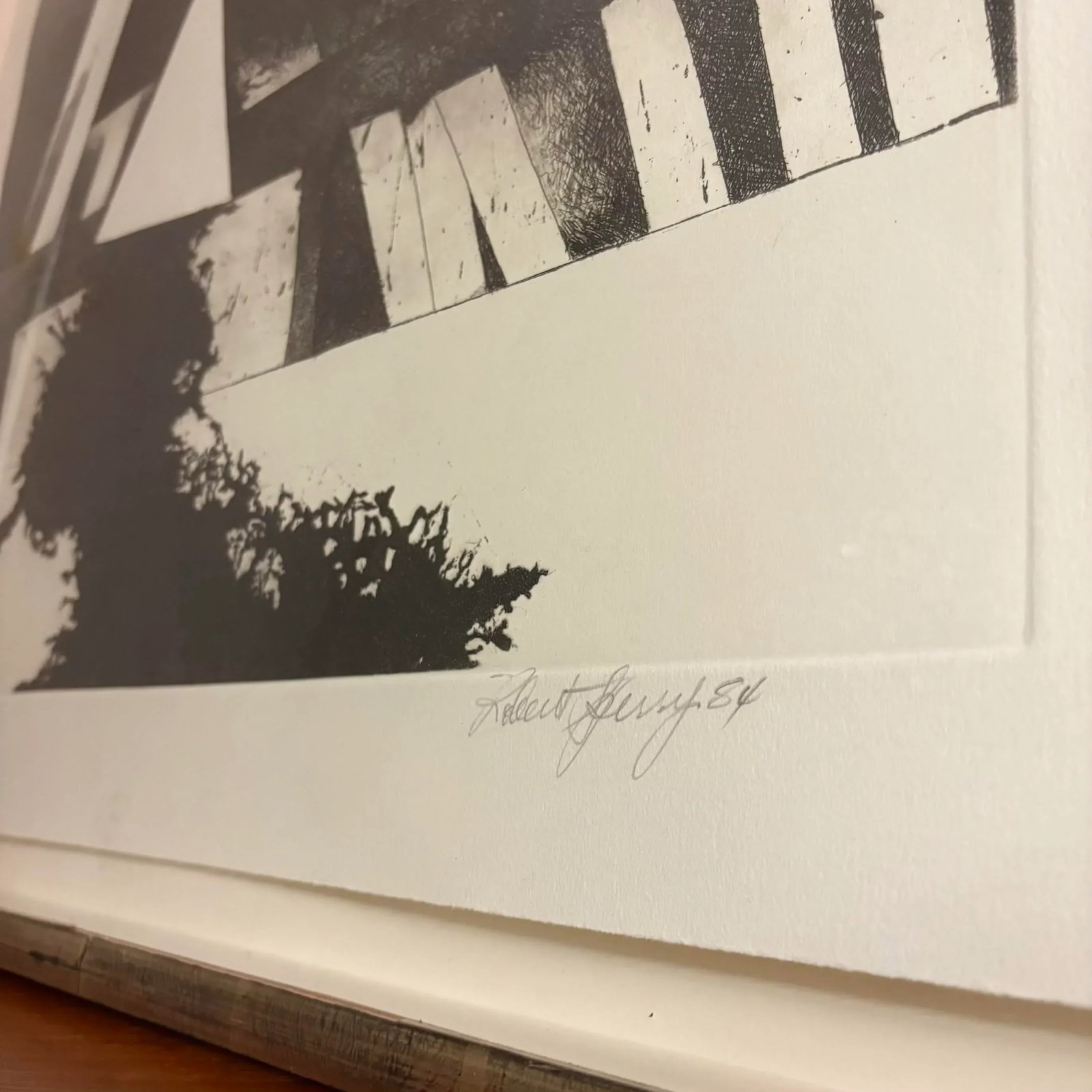 Robert Sperry 1984 Framed Etching - 9