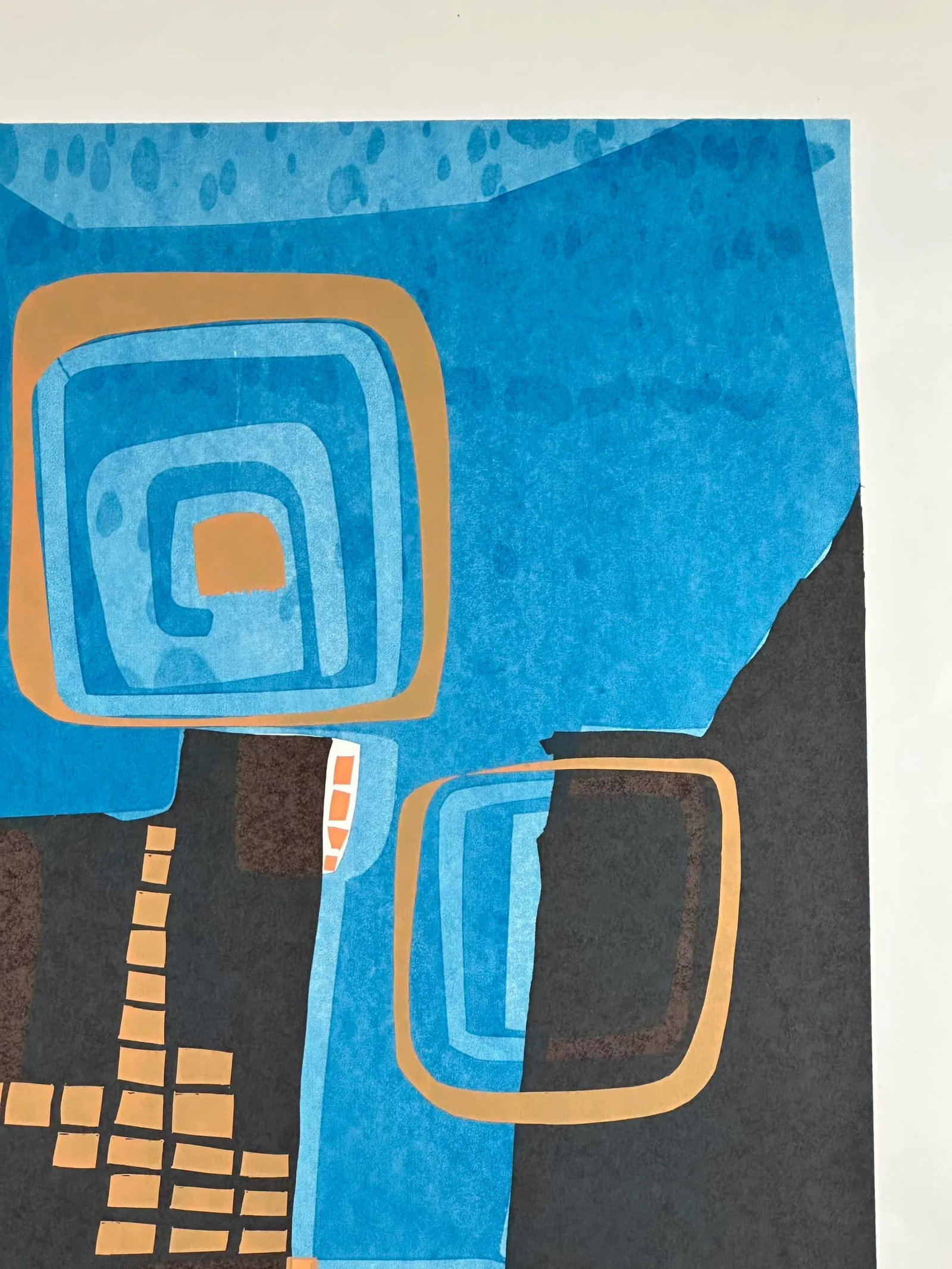 Vintage Abstract Serigraph Artist Proof - 3