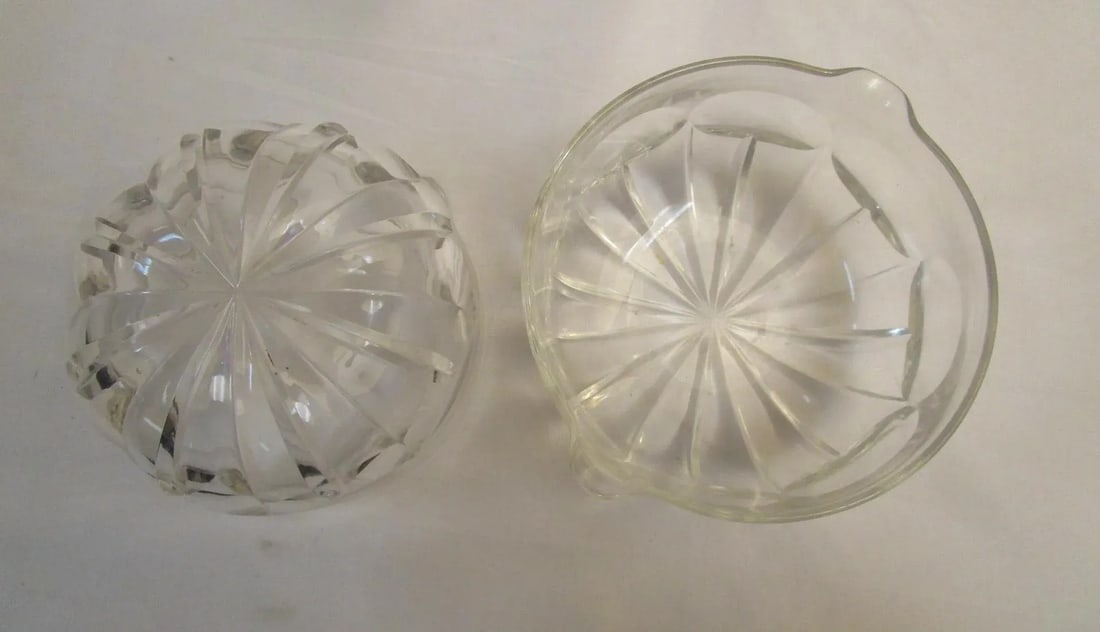 Georgian Regency Facet Cut Glass Wine Rinser Bowls Circa 1820 Set of Six - 3