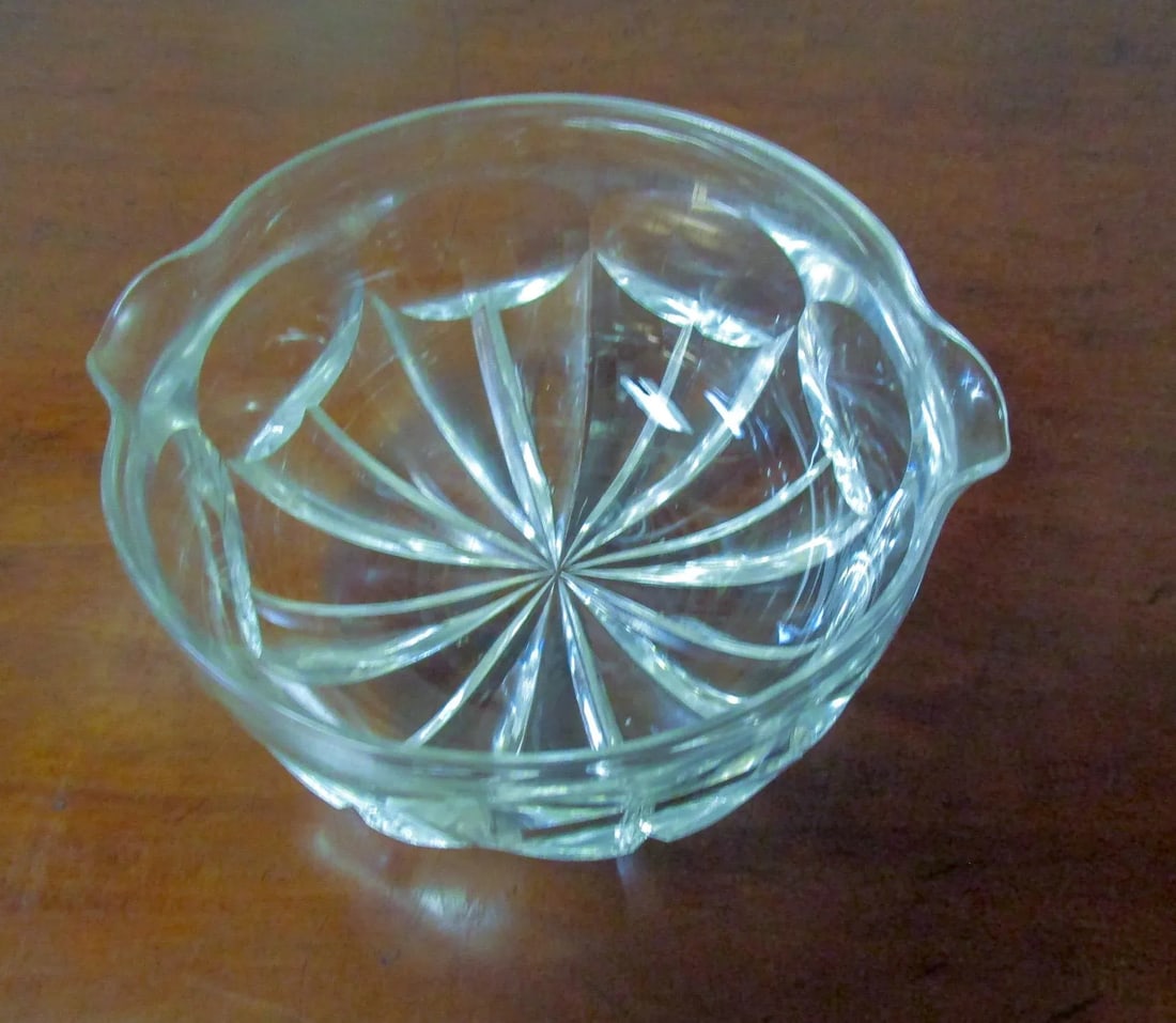 Georgian Regency Facet Cut Glass Wine Rinser Bowls Circa 1820 Set of Six - 5