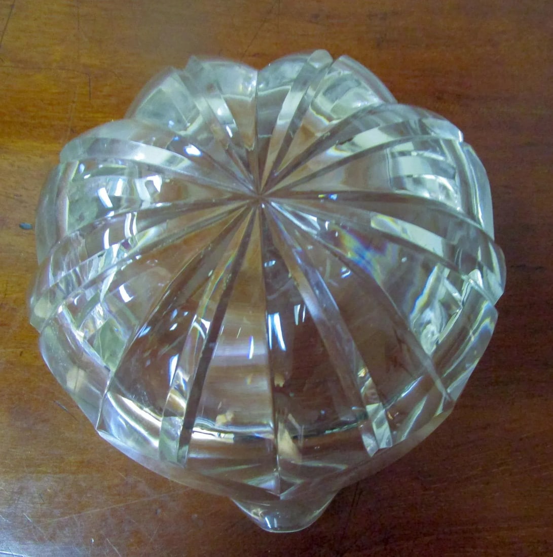 Georgian Regency Facet Cut Glass Wine Rinser Bowls Circa 1820 Set of Six - 7