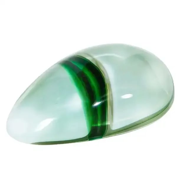 Mid 20th Century Murano Glass Sasso Stone Bowl, Renato Toso for Fratelli Toso, Italy, Green - 2
