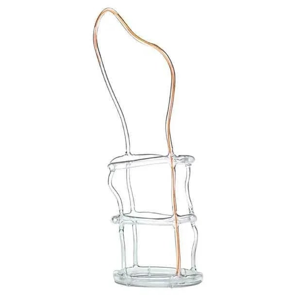 Andrea Branzi Orange Canaries Basket #7, Fused Glass Sculpture, 2008 - 4