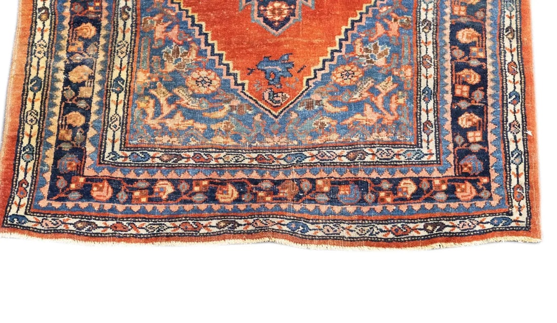 Late 18th Century Antique Persian Bidjar Rug 2'8'' x 4'1'' - 10