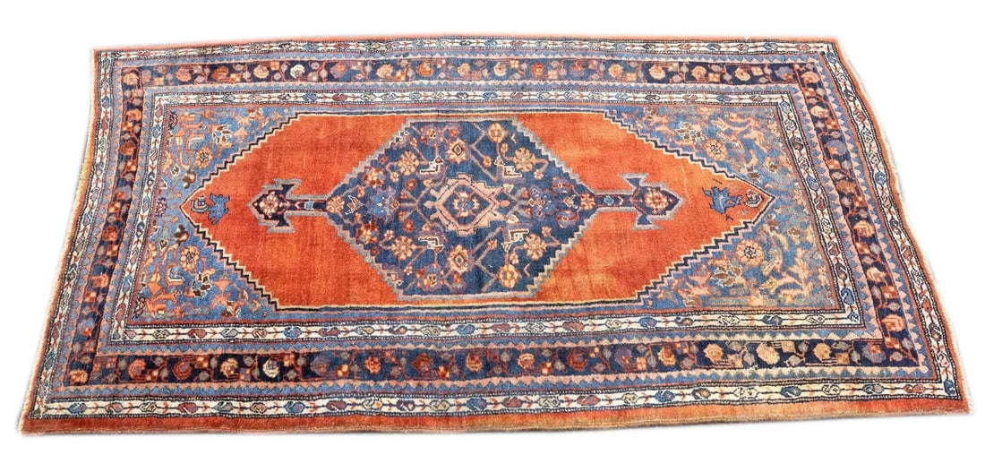 Late 18th Century Antique Persian Bidjar Rug 2'8'' x 4'1'' - 12