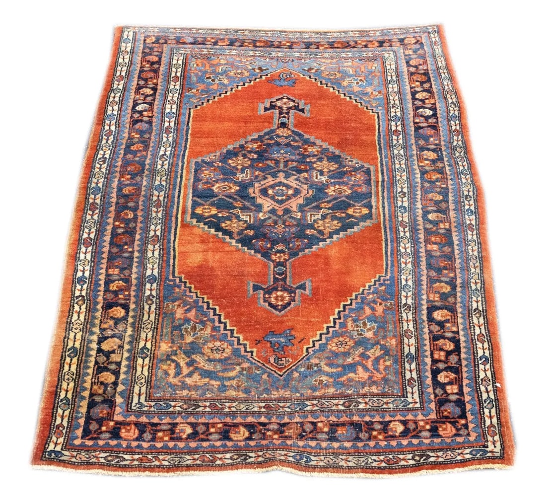Late 18th Century Antique Persian Bidjar Rug 2'8'' x 4'1'' - 2