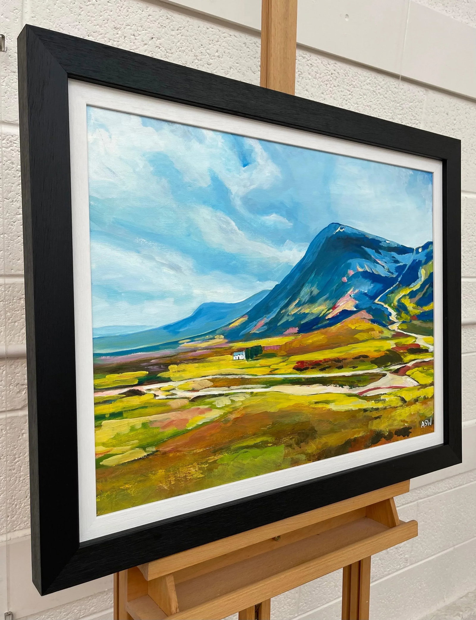 Angela Wakefield Colourful Abstract Landscape Painting of Scottish Highlands Contemporary Artist, 20 - 4
