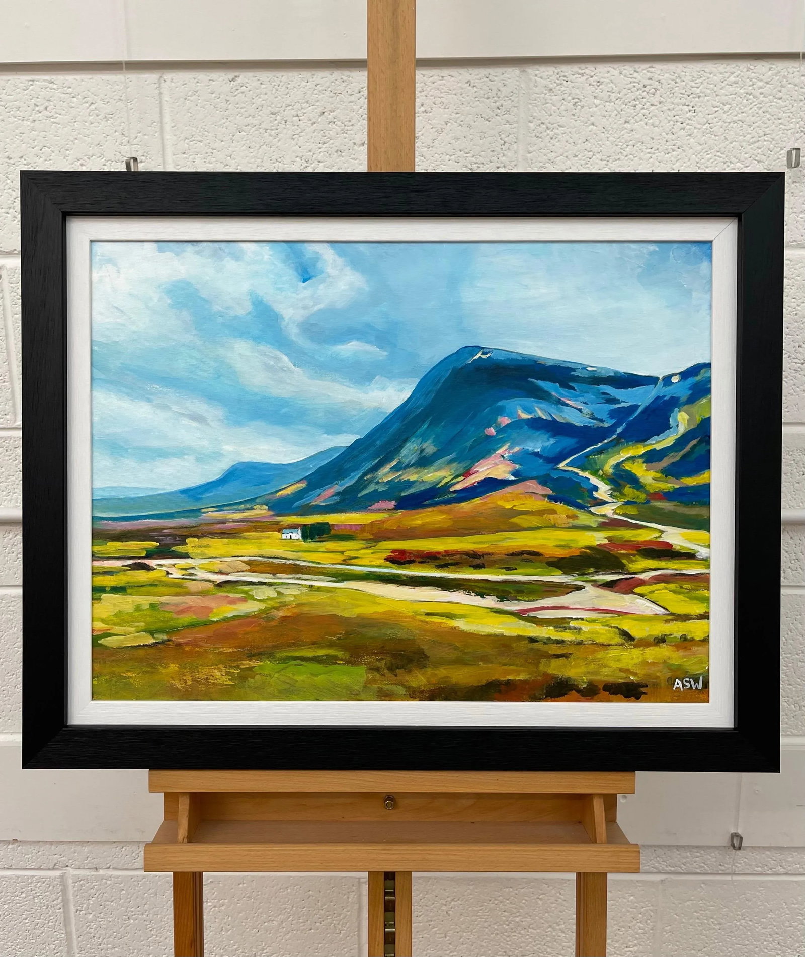Angela Wakefield Colourful Abstract Landscape Painting of Scottish Highlands Contemporary Artist, 20 - 5