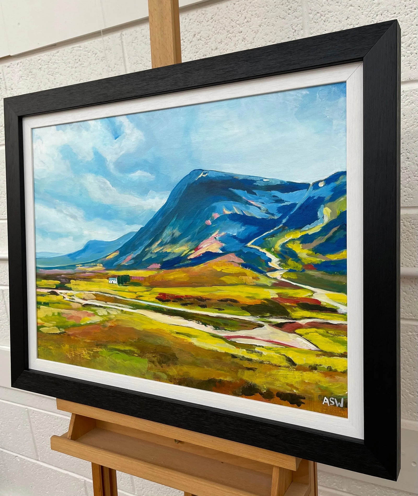 Angela Wakefield Colourful Abstract Landscape Painting of Scottish Highlands Contemporary Artist, 20 - 6