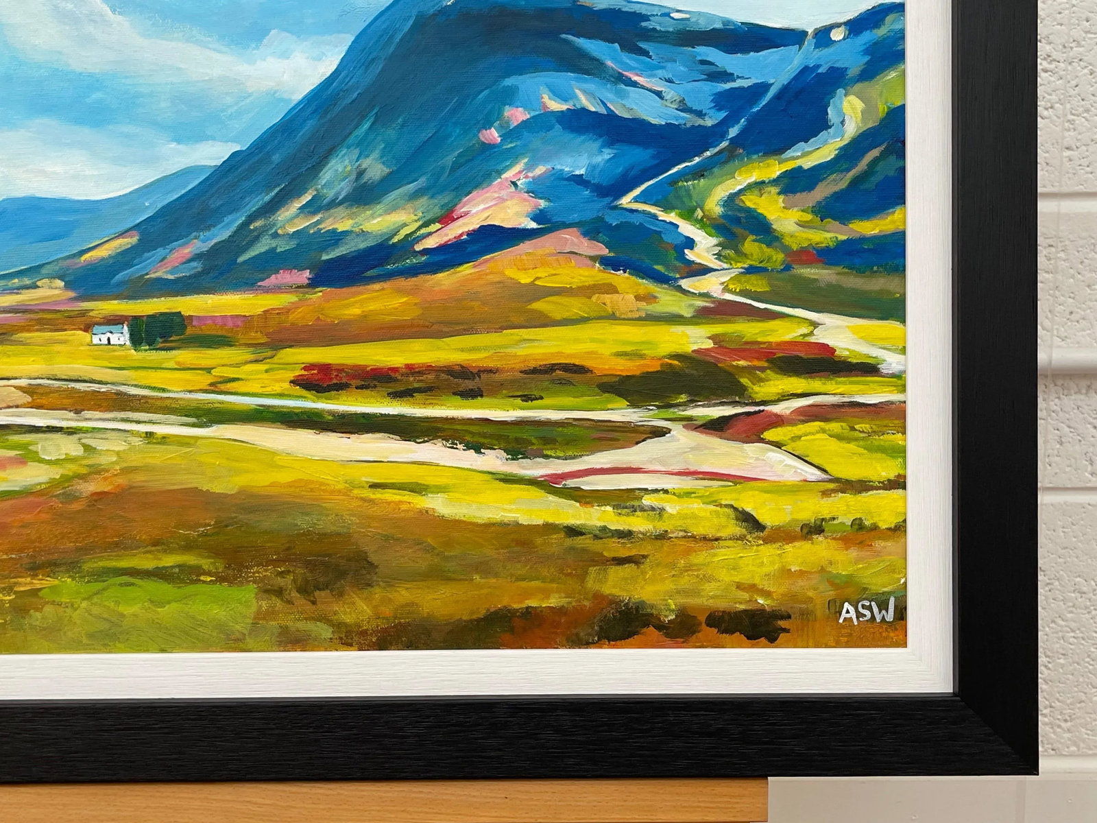 Angela Wakefield Colourful Abstract Landscape Painting of Scottish Highlands Contemporary Artist, 20 - 7