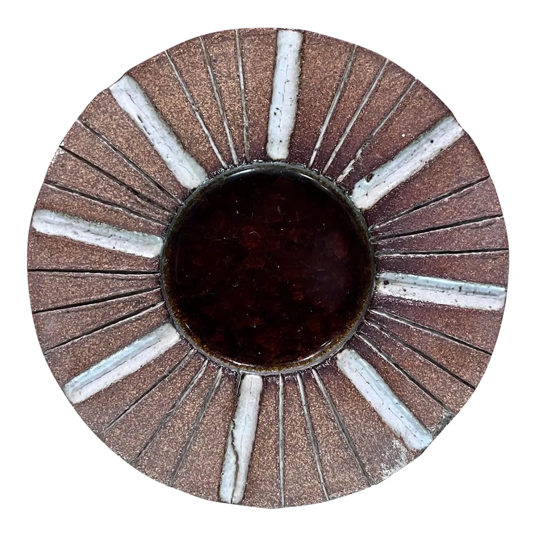 1960s Robert Maxwell Studio Pottery Art Plate Santa Monica, Calif (1 of 6)
