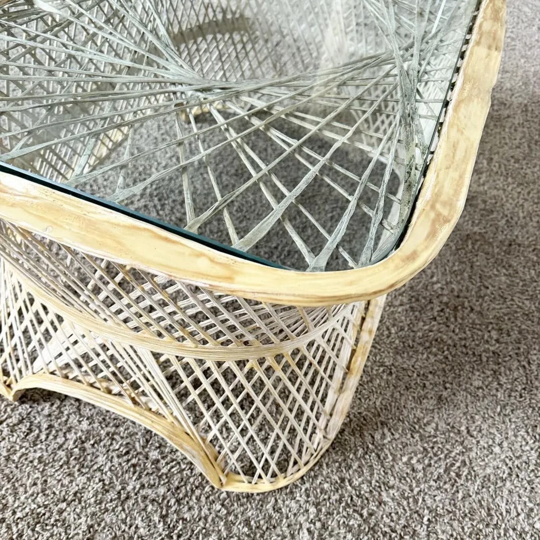 Mid Century Modern Russell Woodard Spun Fiberglass Pagoda Coffee Table - 5