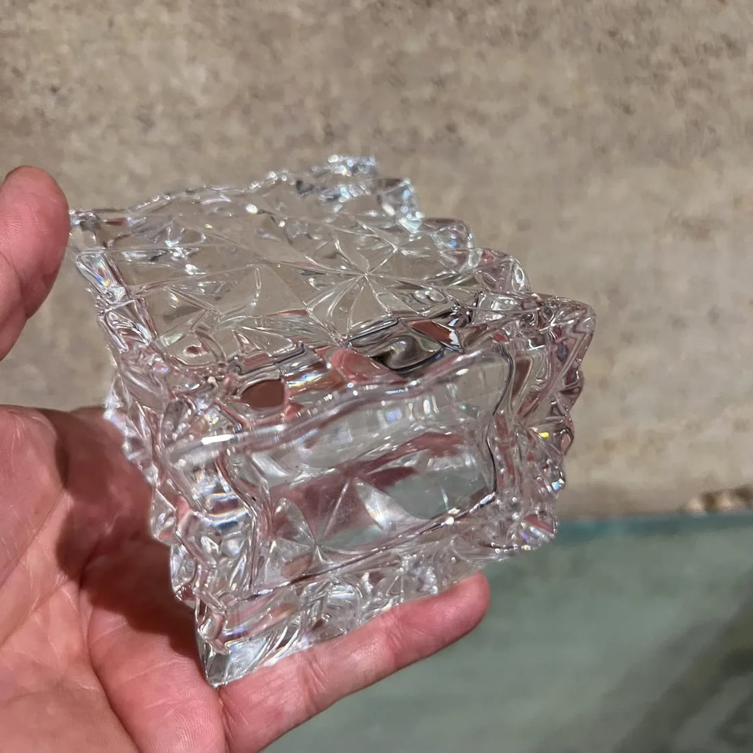 1970s Rosenthal Studio Linie Crystal Crinkle Vase Germany - 7