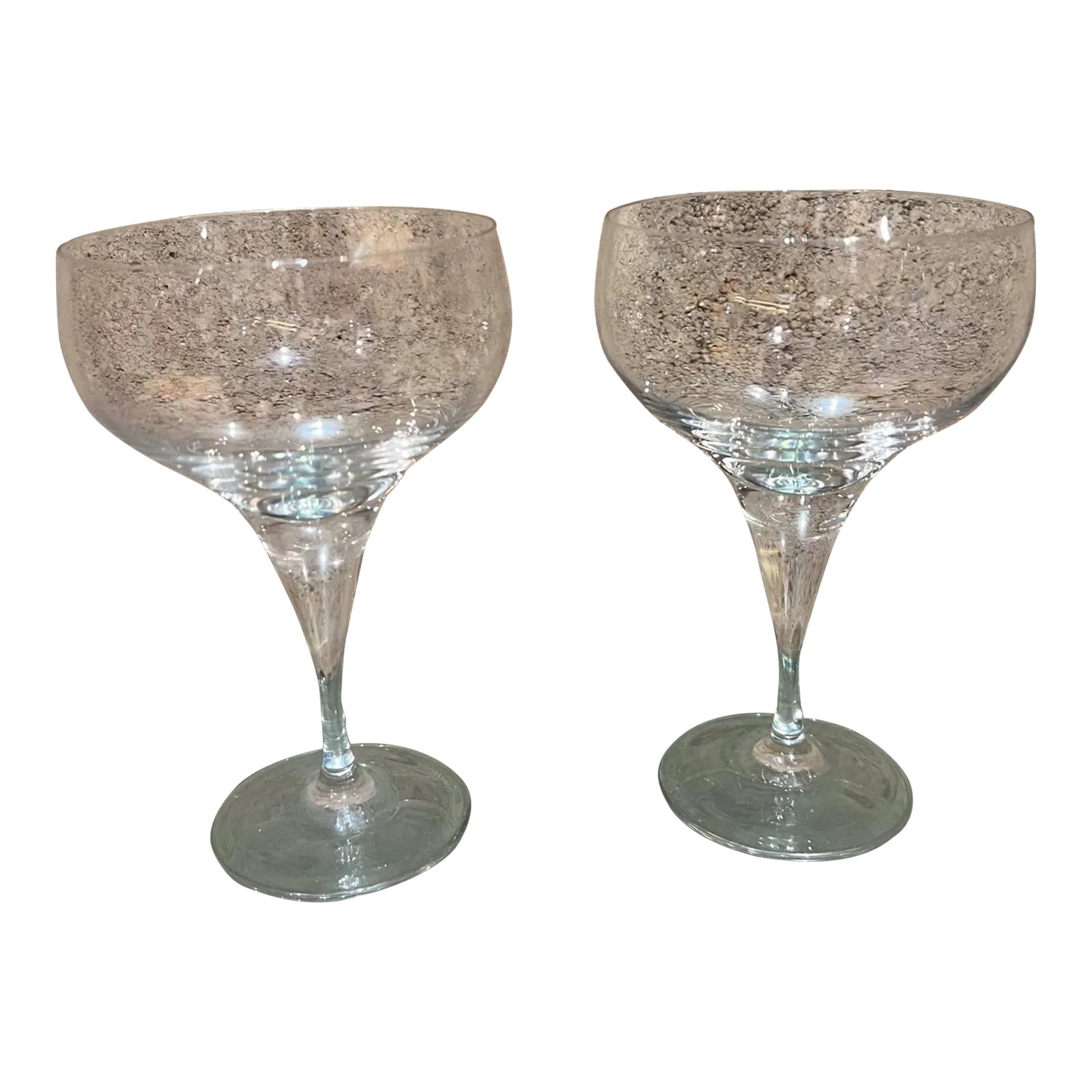 1980s Rosenthal Crystal Champagne Glasses Coupe Bjorn Wiinblad (1 of 8)