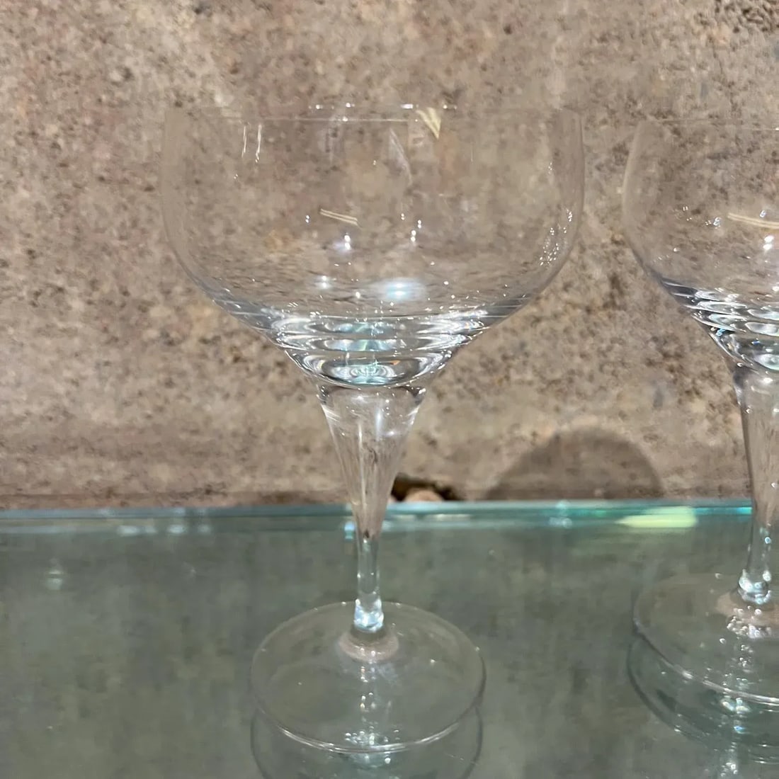 1980s Rosenthal Crystal Champagne Glasses Coupe Bjorn Wiinblad - 2