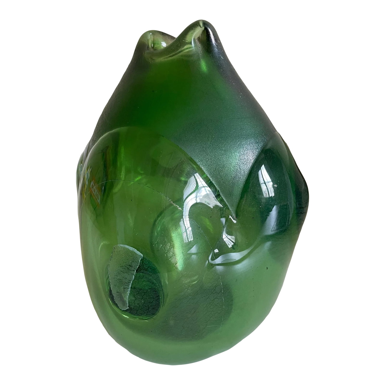 Signed Iridescent Glass Vase by Robert C. Fritz (1 of 12)