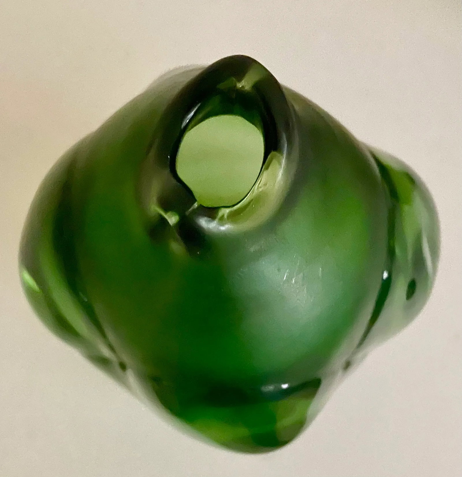 Signed Iridescent Glass Vase by Robert C. Fritz - 3