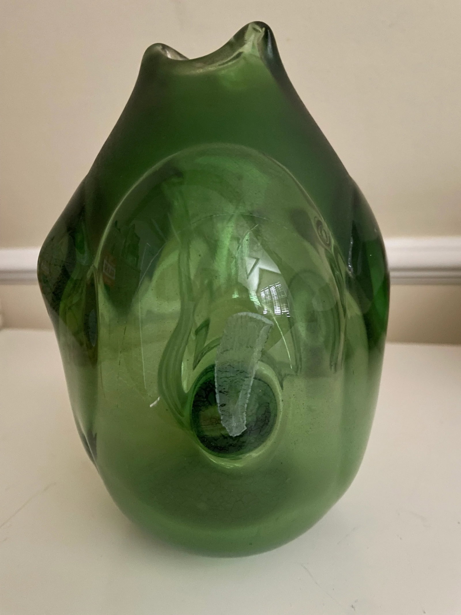Signed Iridescent Glass Vase by Robert C. Fritz - 6