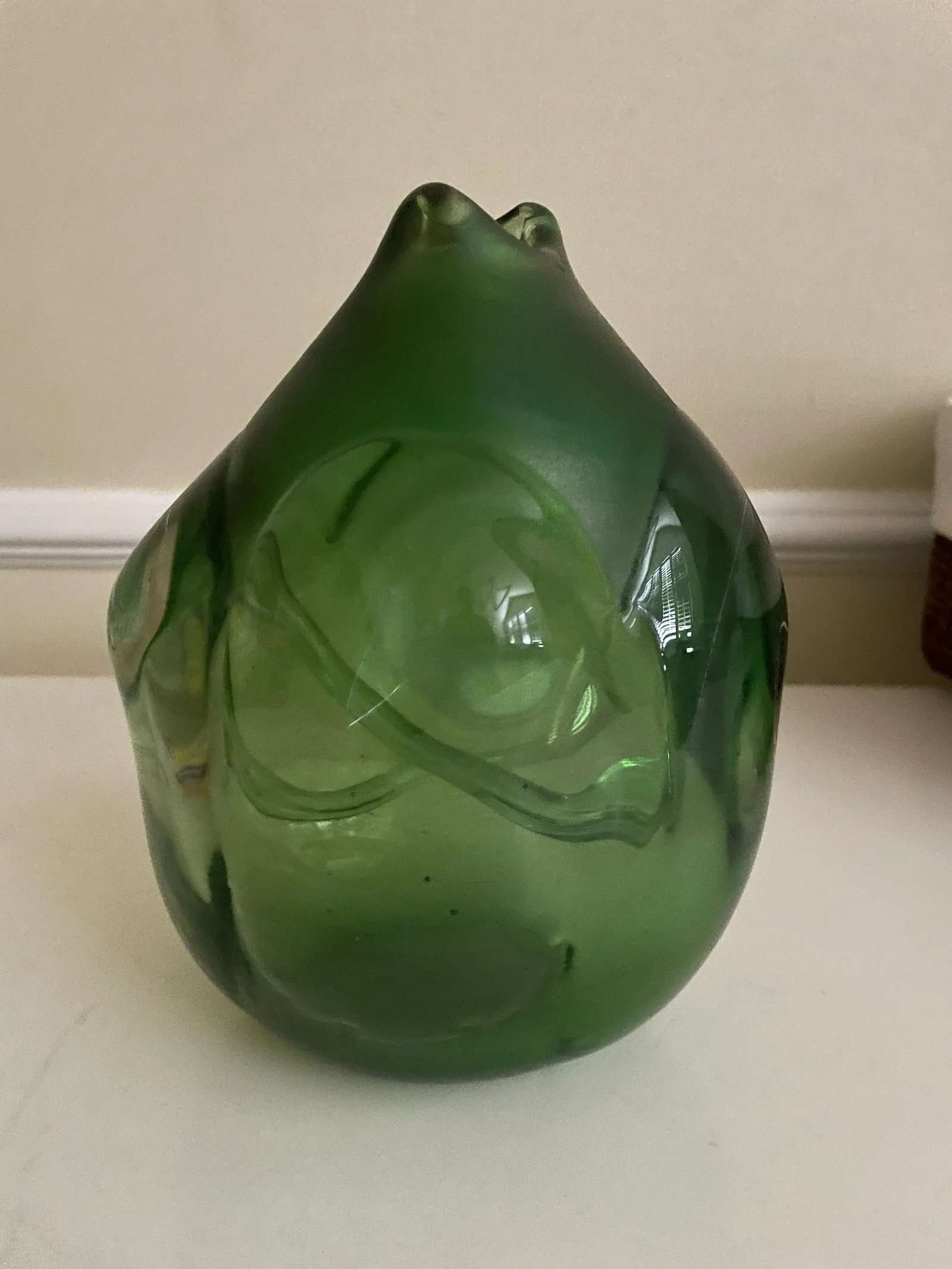 Signed Iridescent Glass Vase by Robert C. Fritz - 7