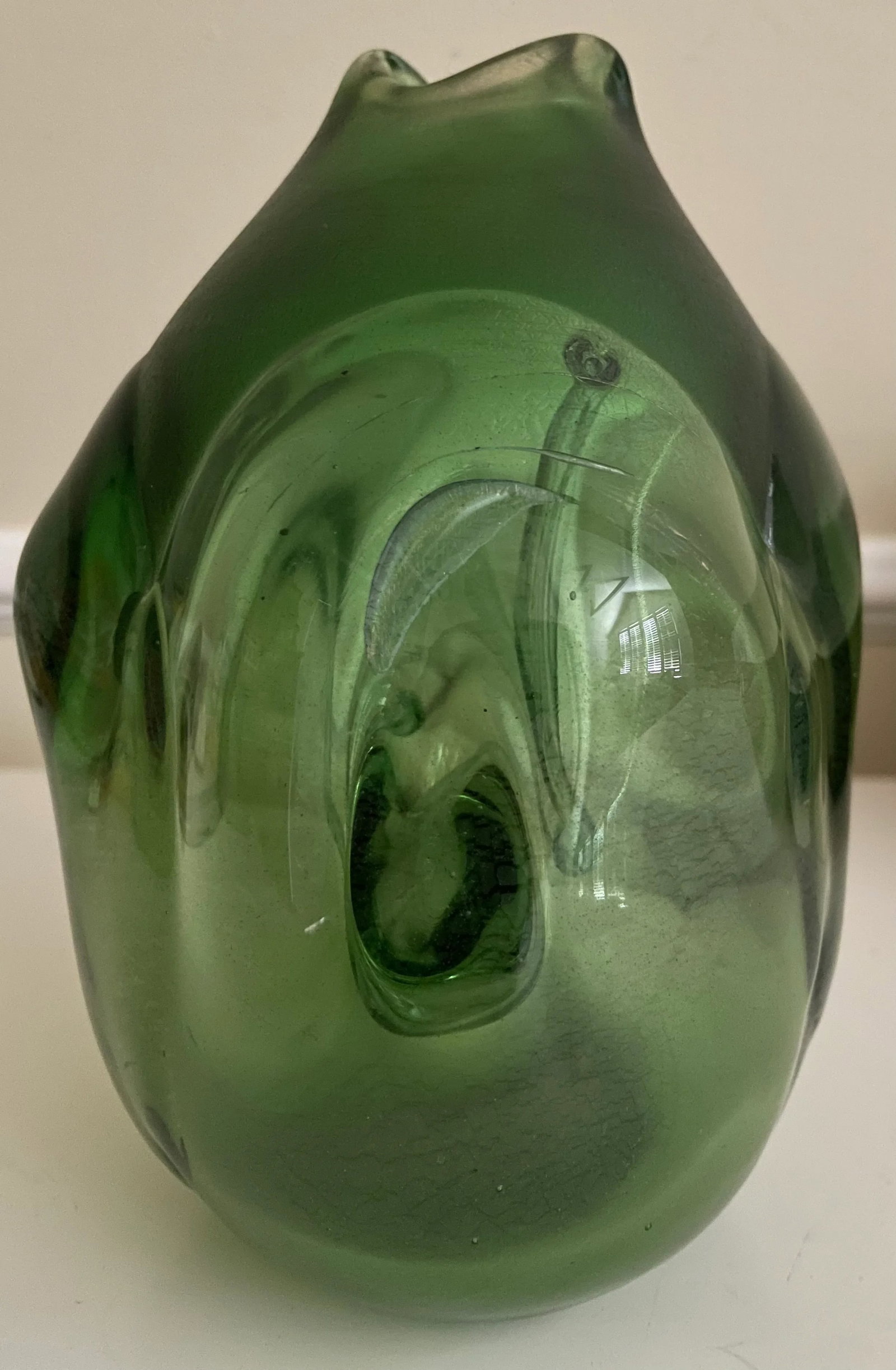 Signed Iridescent Glass Vase by Robert C. Fritz - 8