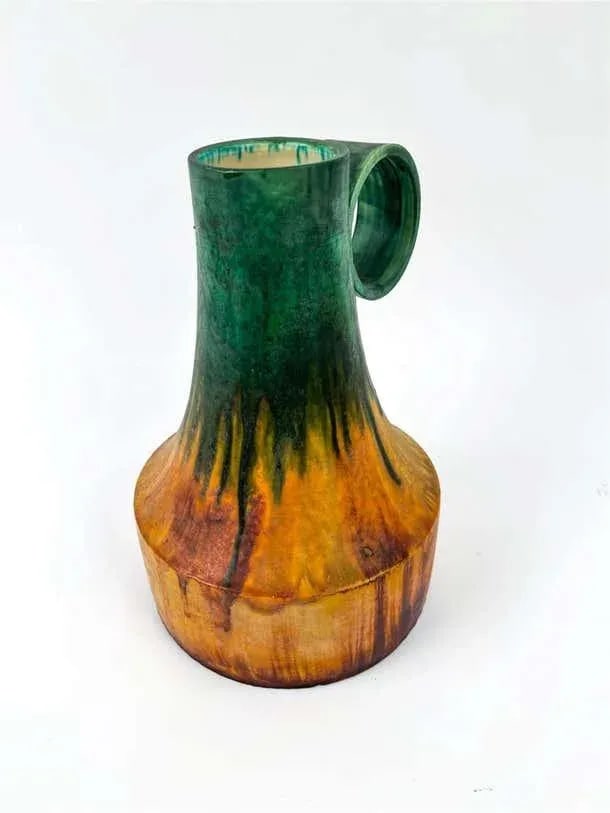 Mid 20th Century Marcello Fantoni Studio Monumental Tuscan Ewer, Ceramic Vase or Pitcher, Italy - 4