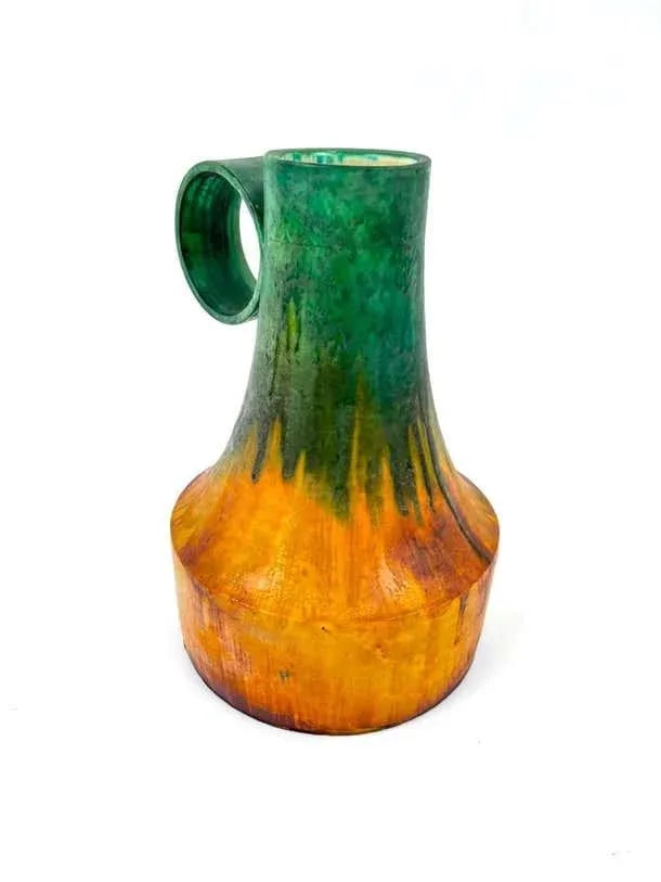 Mid 20th Century Marcello Fantoni Studio Monumental Tuscan Ewer, Ceramic Vase or Pitcher, Italy - 5