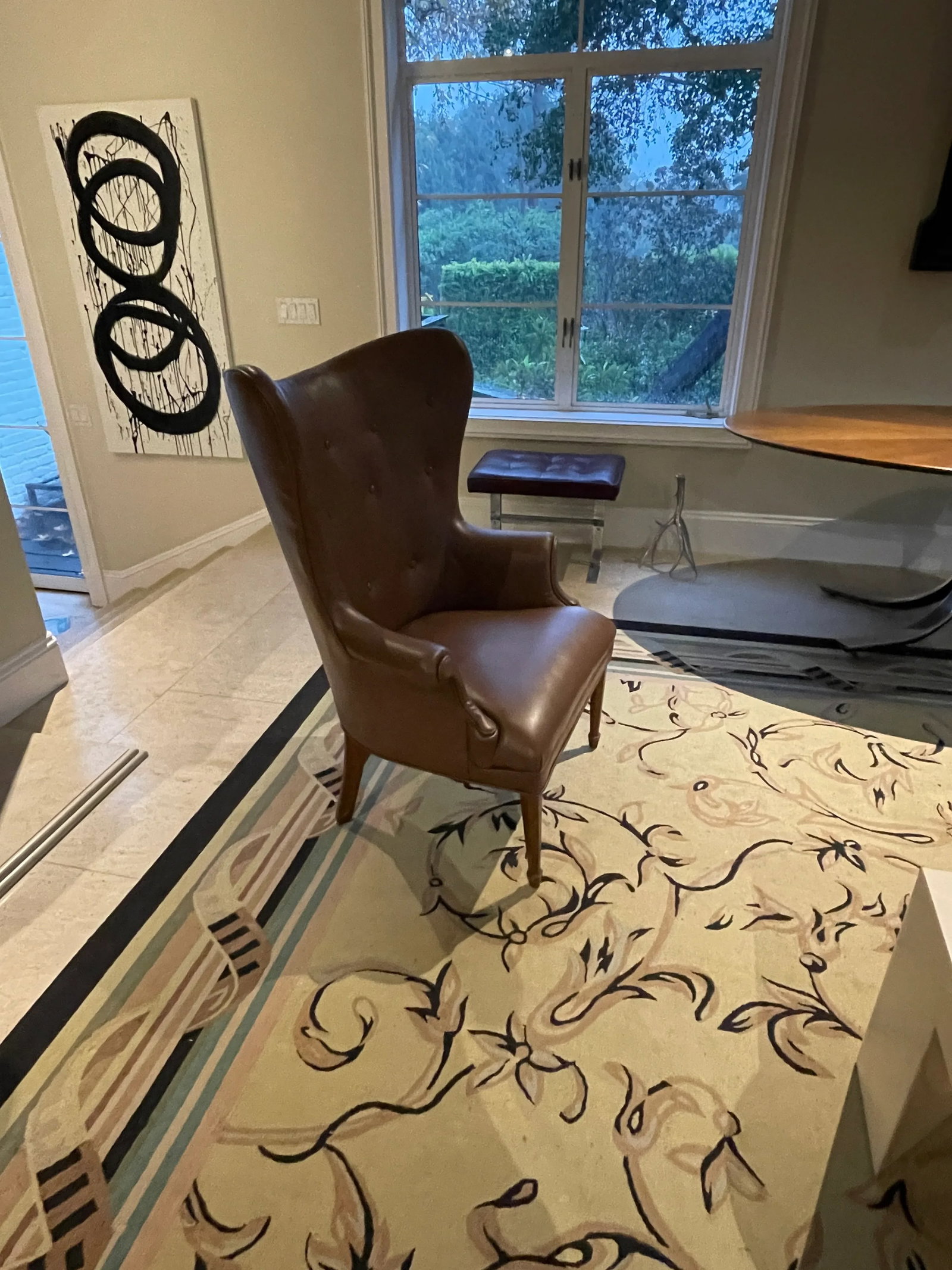Mid Century Style Walnut Chair - 2