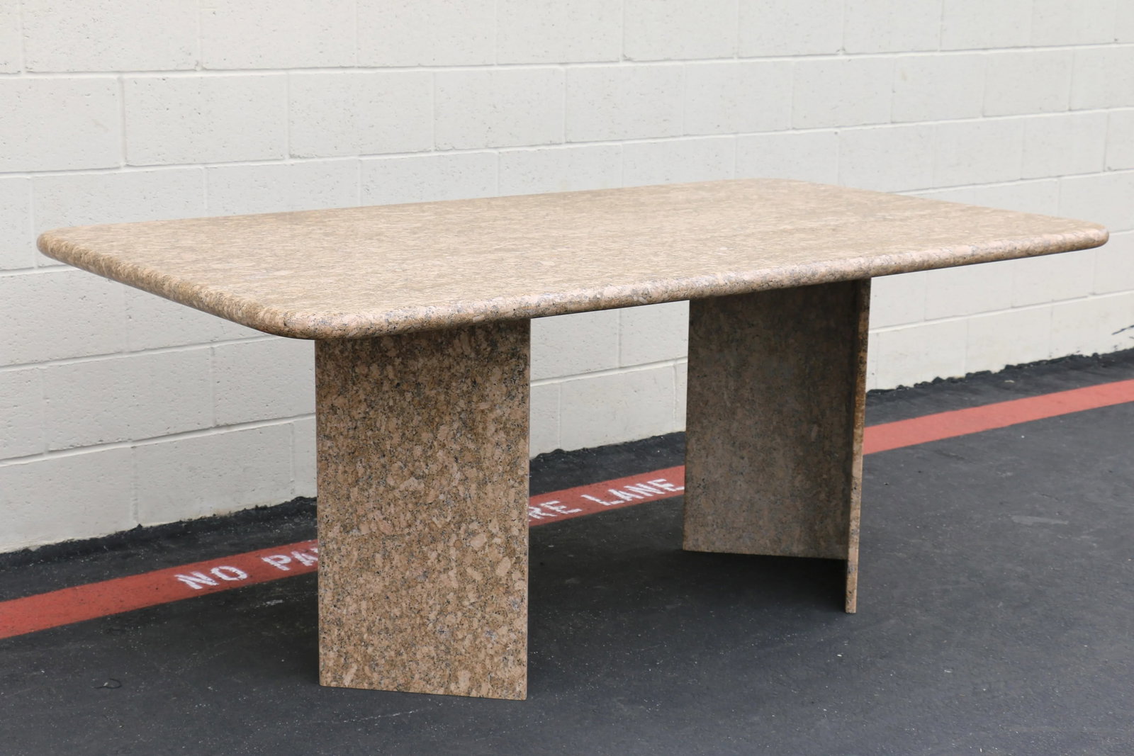 Vintage Italian Granite Dining Table, 1980s - 4