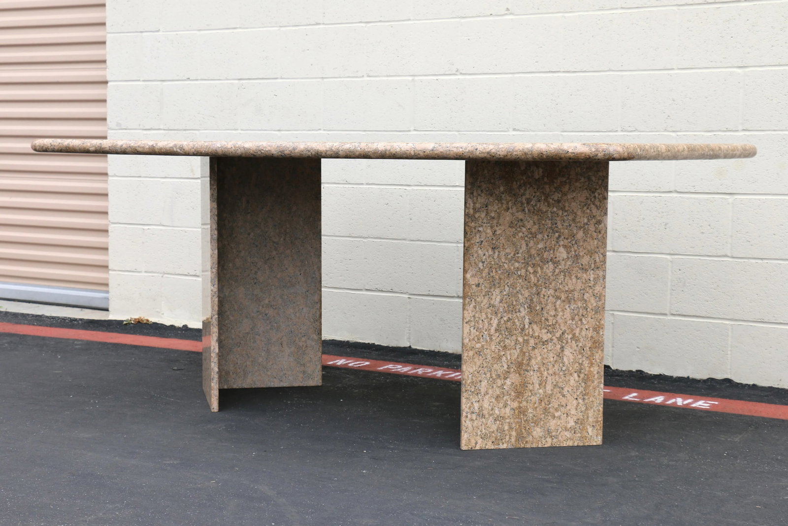 Vintage Italian Granite Dining Table, 1980s - 6