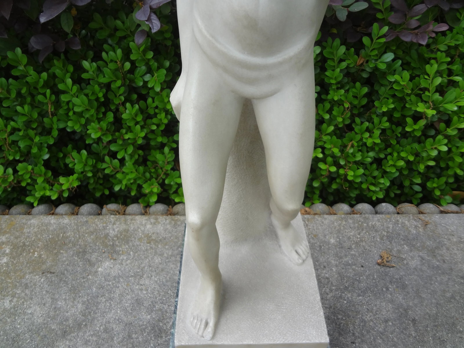 1930s Italian Carrara Marble Sculpture Signed Comana - 6