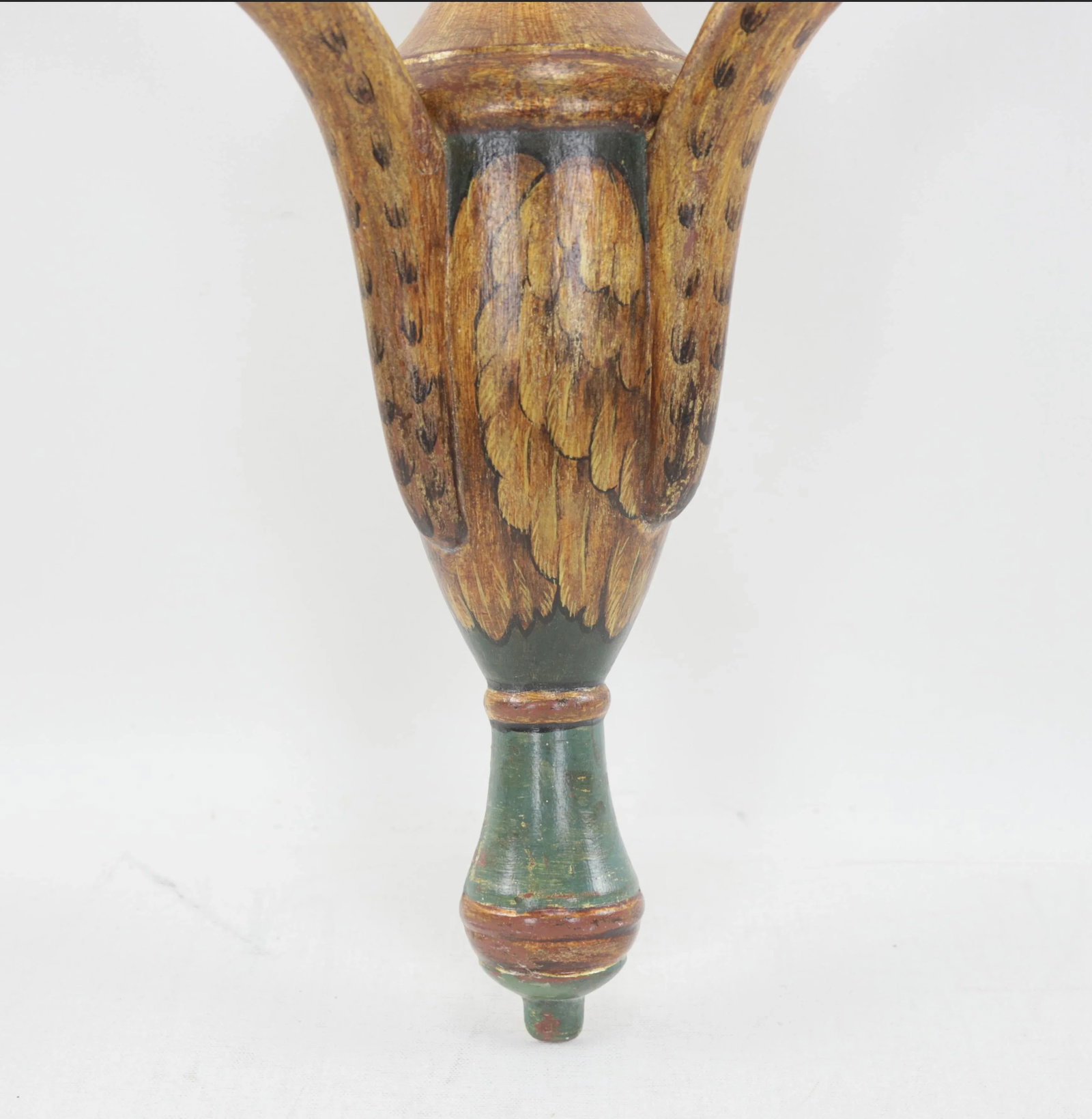 Pair of 19th-Century Rococo-Style Wood Carving Wall Lamps. - 7