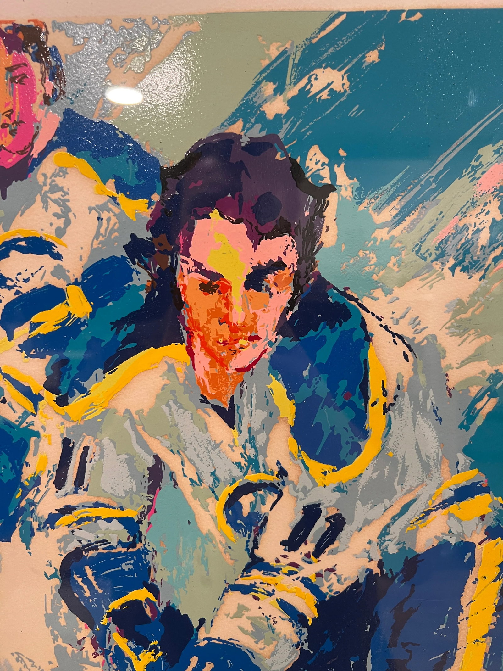 LeRoy Neiman "French Connection" Artist Proof Hockey Serigraph C. 1977 - 4