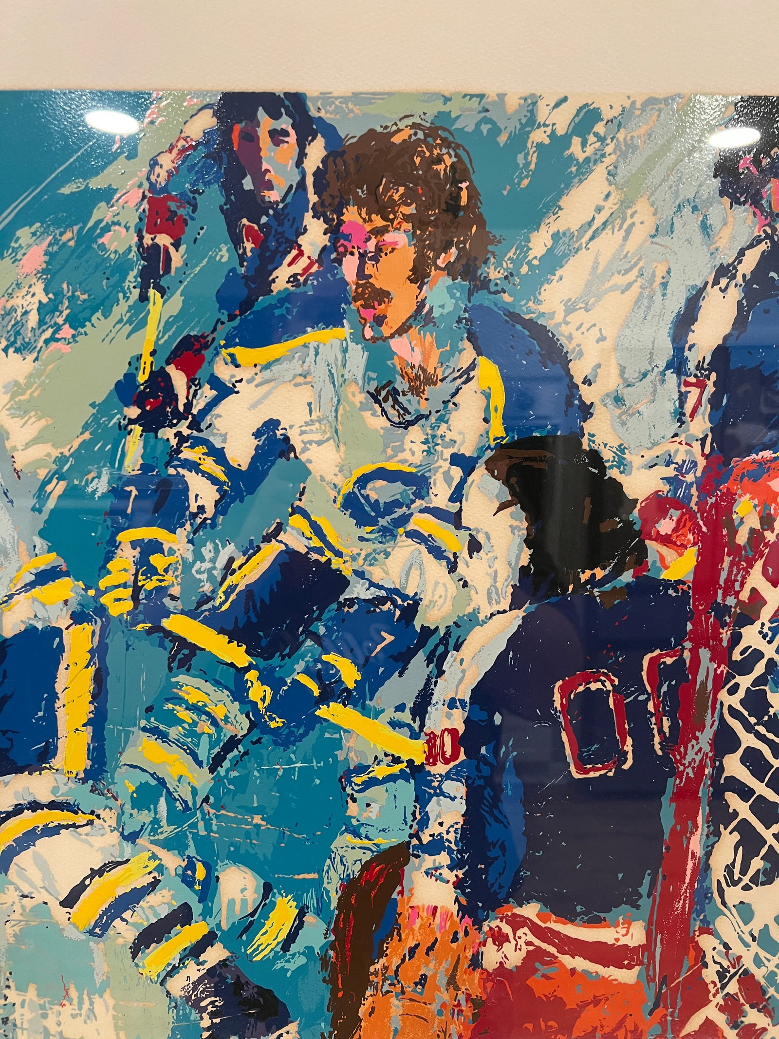 LeRoy Neiman "French Connection" Artist Proof Hockey Serigraph C. 1977 - 5