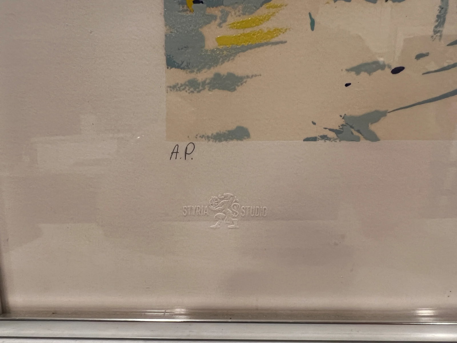 LeRoy Neiman "French Connection" Artist Proof Hockey Serigraph C. 1977 - 7