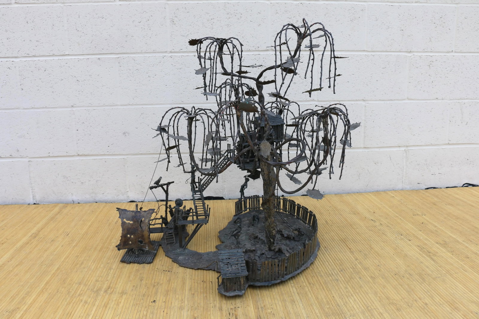 Vintage Bronze Sculpture Curtis Jere Style - 4
