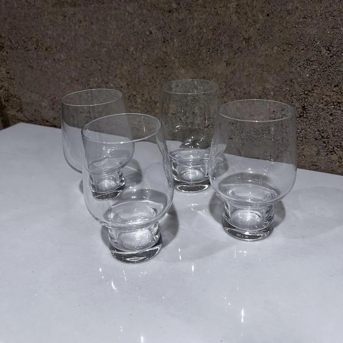 Alessi for Delta Airlines Set of Four Wine Juice Glasses Italy - 5