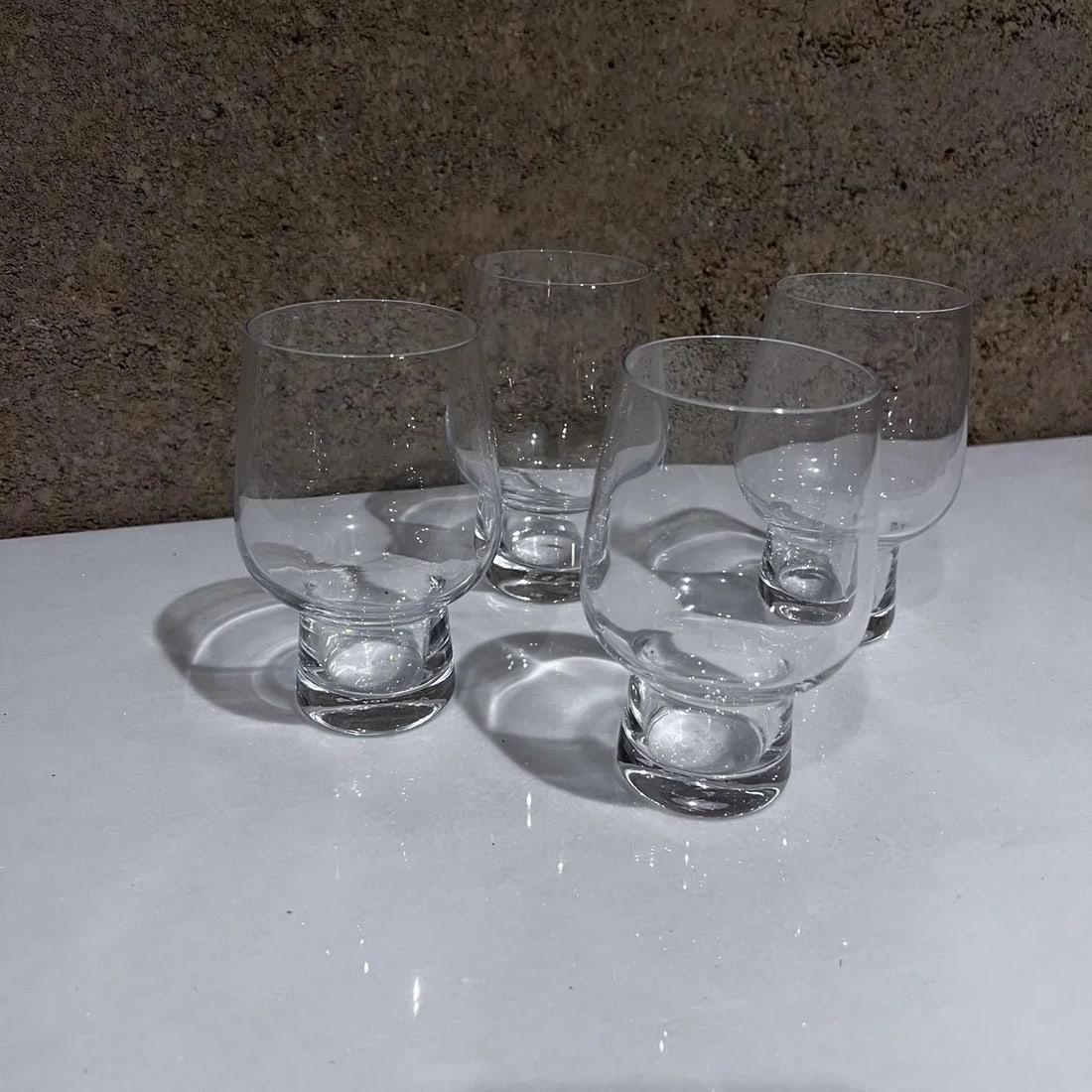Alessi for Delta Airlines Set of Four Wine Juice Glasses Italy - 6