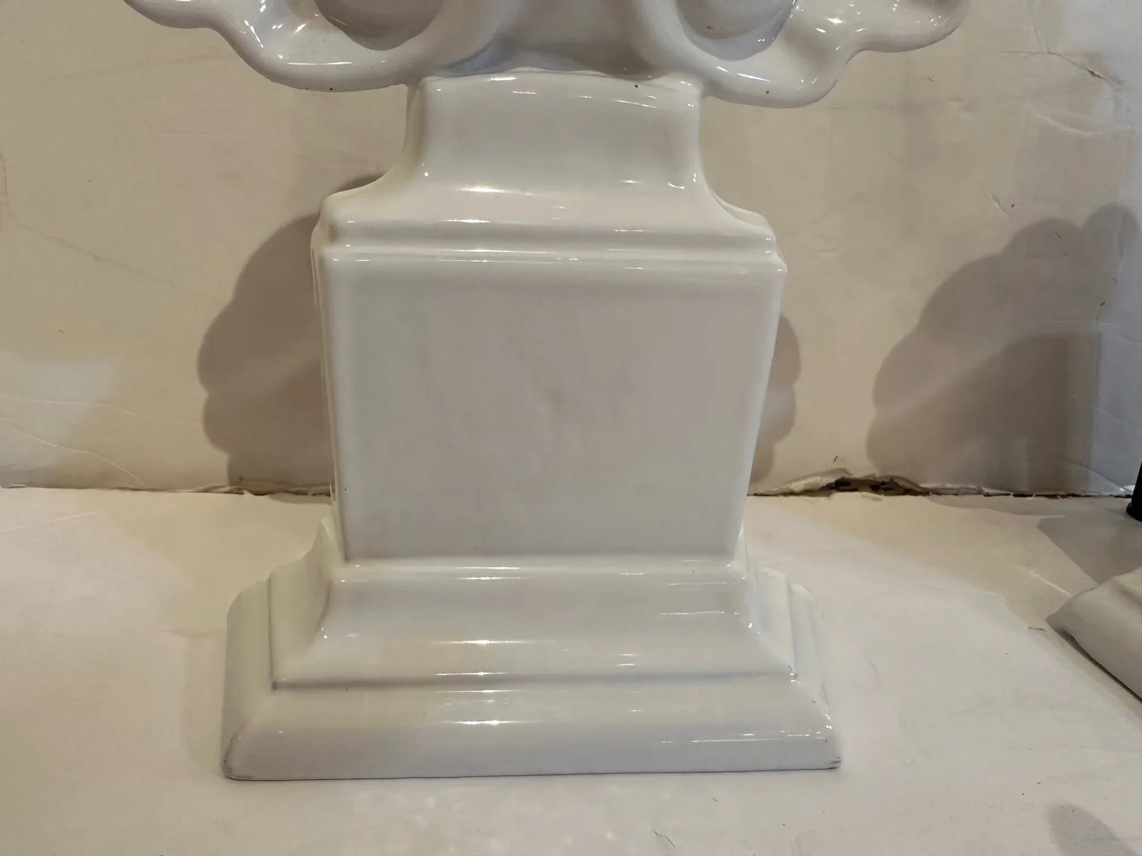 Cast Iron Enameled Shell Motif Sculptures -A Pair - 6
