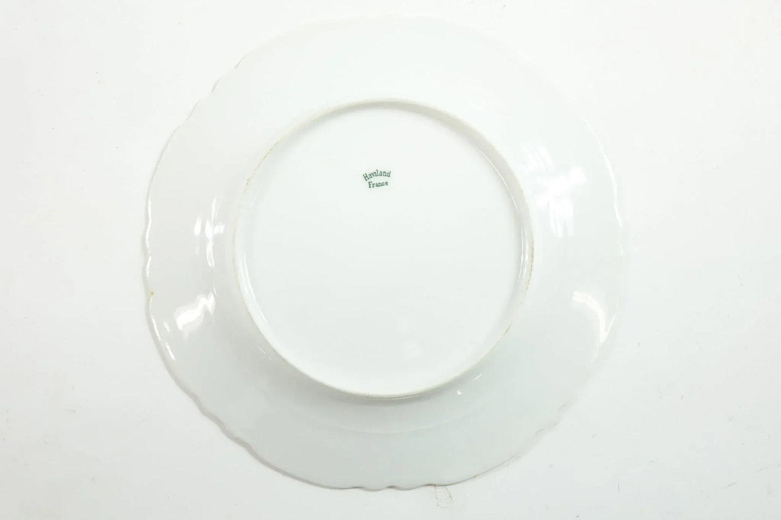 Antique Haviland France Ranson White Dinner Plates- Set of 12 - 2